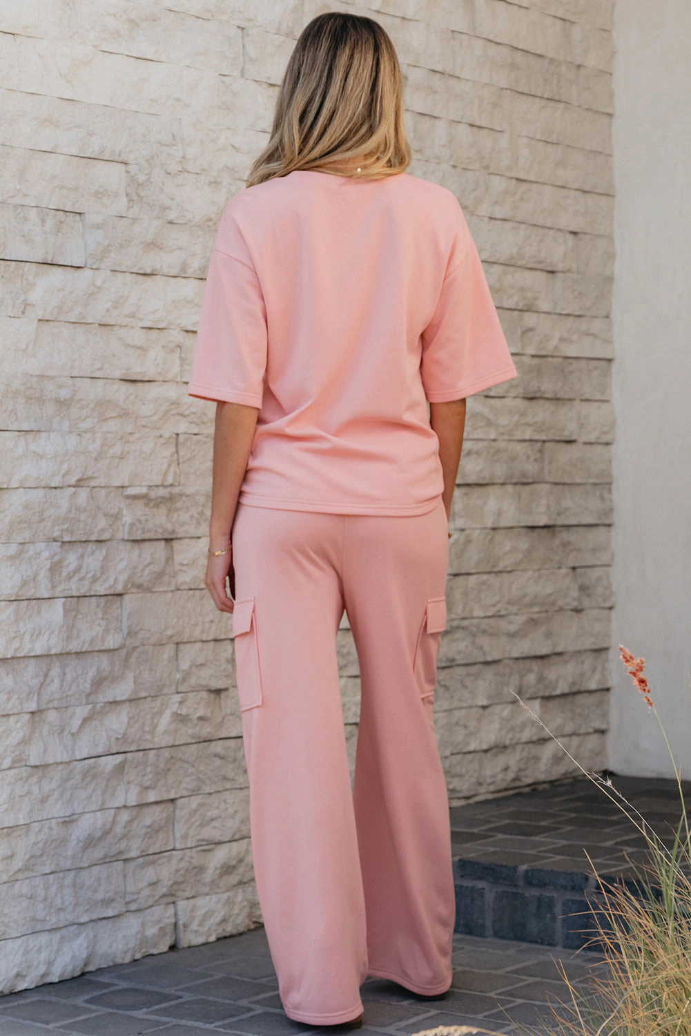 Threaded Pear Women's Alora Cargo Sweatpants Set