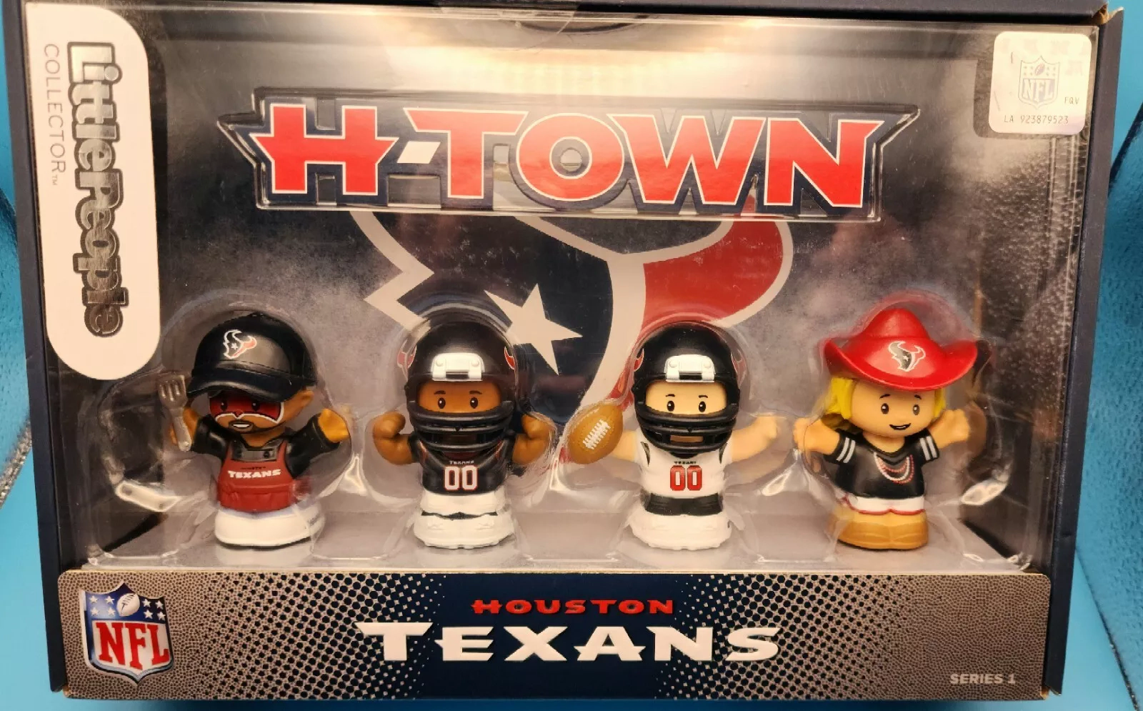 Fisher Price Little People x NFL Collector Houston Texans Figure 4-Pack