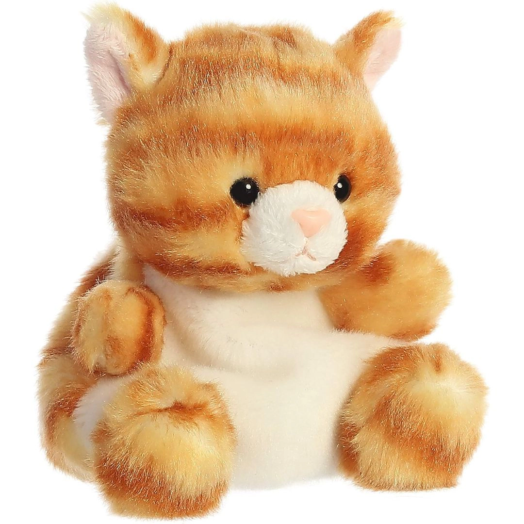 Aurora Palm Pals Meow Orange Kitty 5-Inch Stuffed Animal Plush