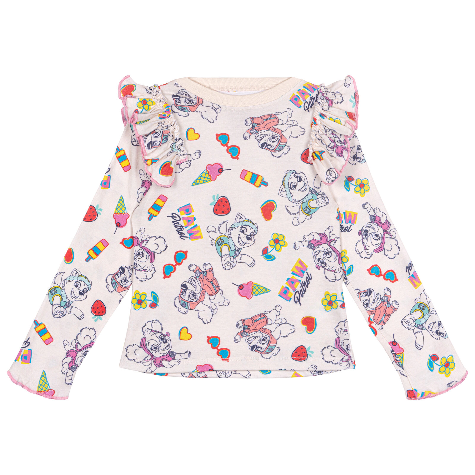 Paw Patrol Girls' 2-Pack Long Sleeve Tees