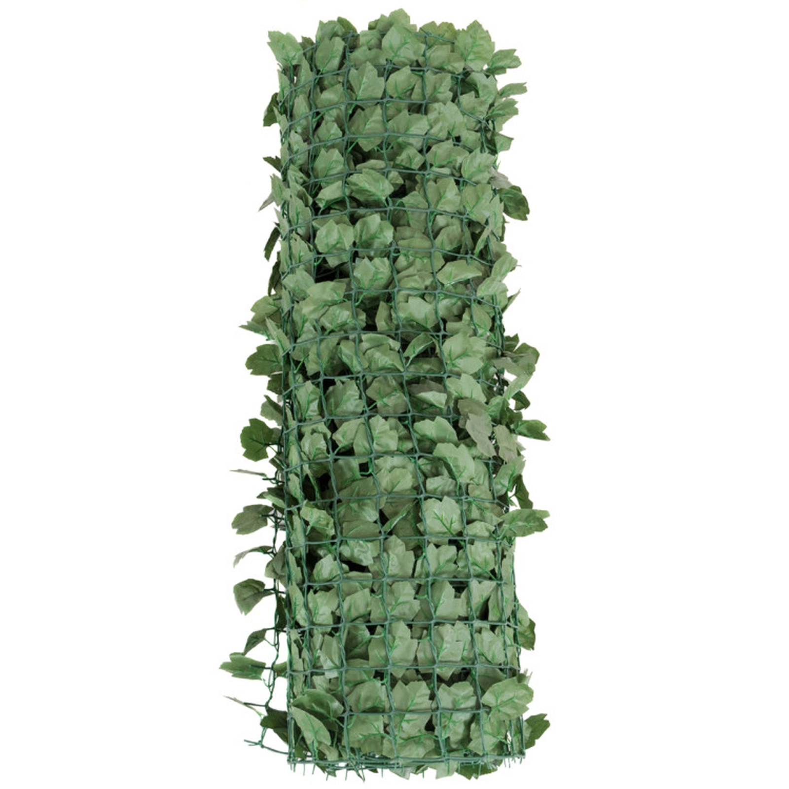 SUGIFT 40-in x 95-in Fade-Resistant Ivy Mesh Backing Faux Privacy Fence Screen 2.4-in x 2.2-in Leaves 4.5-lb Green