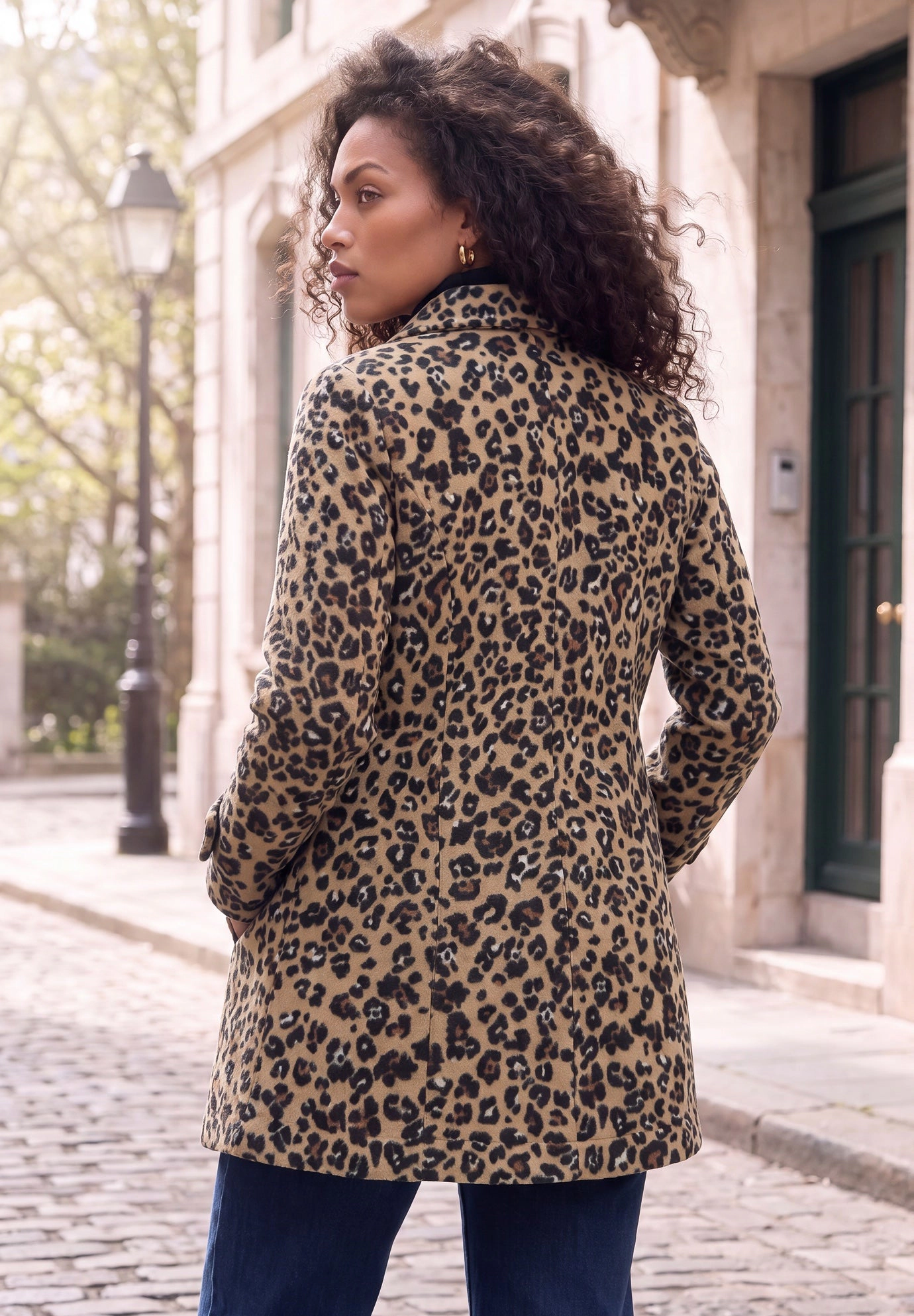 Roaman's Women's Plus Size Button Up Fleece Jacket