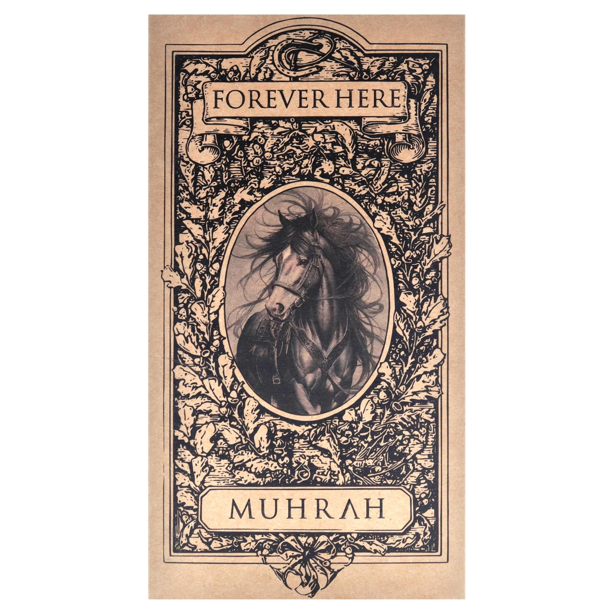 Muhrah Forever Here Eau de Parfum for Women, Oriental Floral Vanilla 3.4 oz Spray