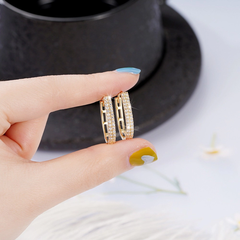 Exquisite Women's Hoop Earrings U Shaped Earrings