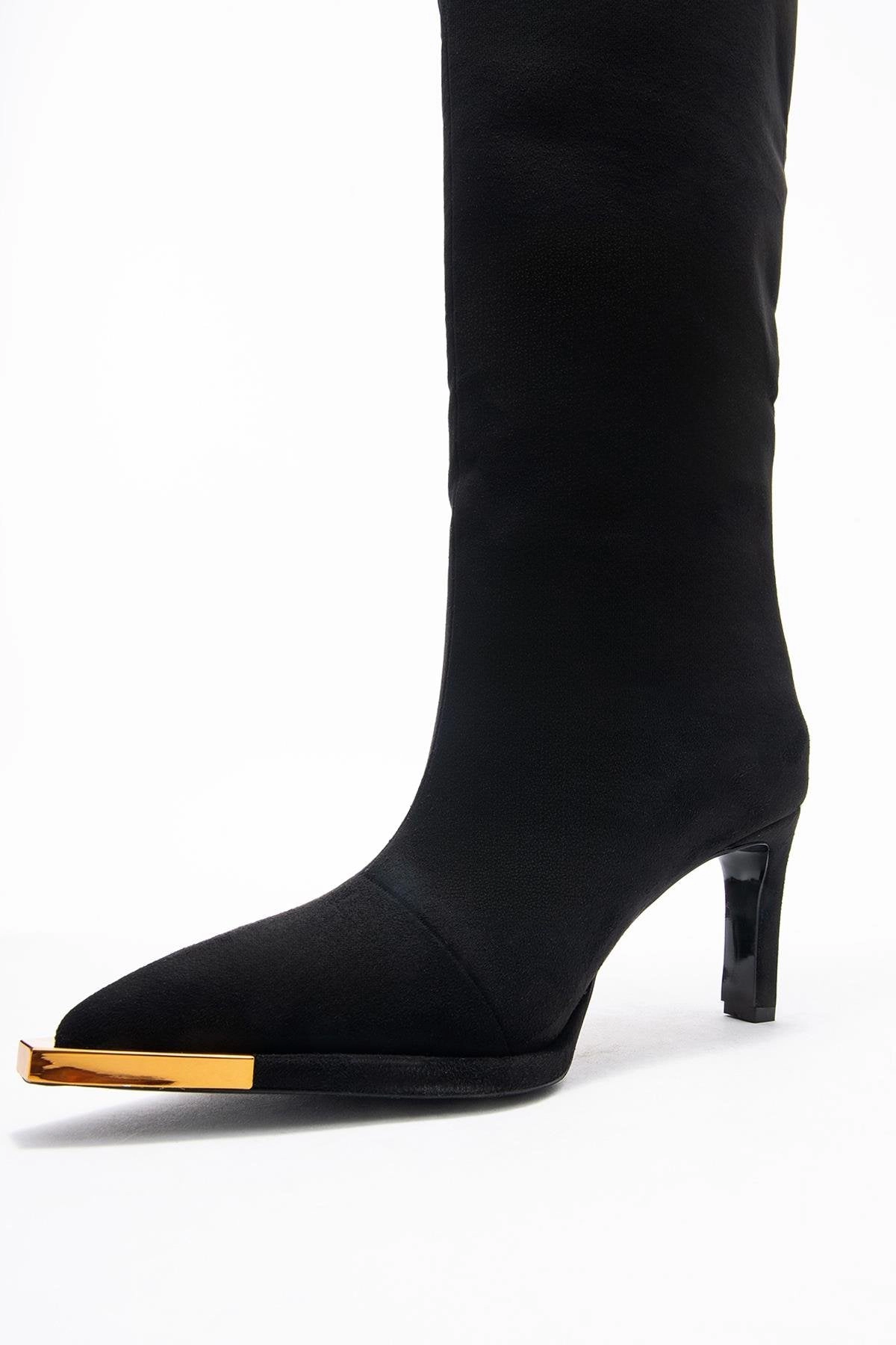 Prologue Shoes Womens Lexa Pointed Toe Knee High Boot