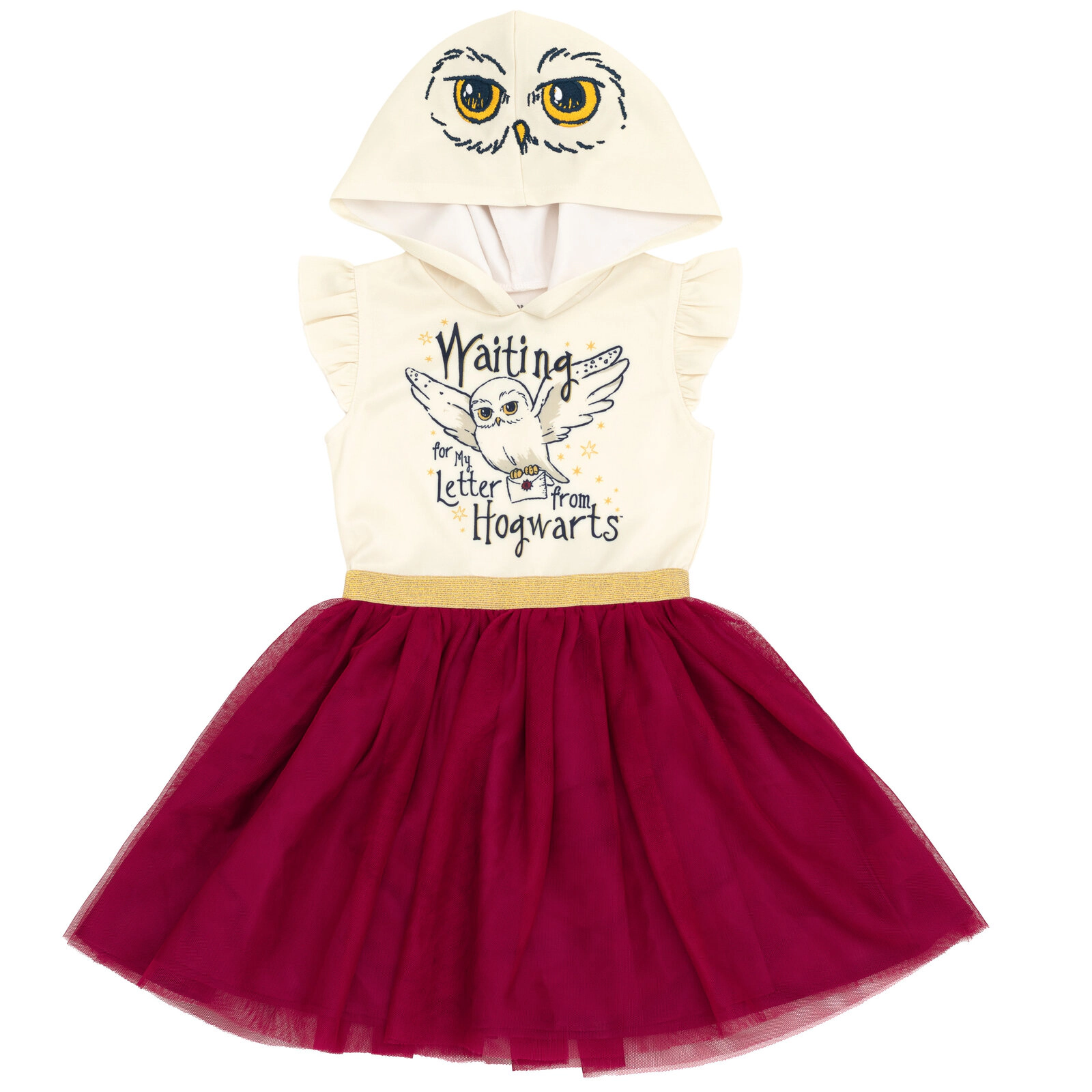 Harry Potter Hedwig Girls' Cosplay Hooded Tutu Dress