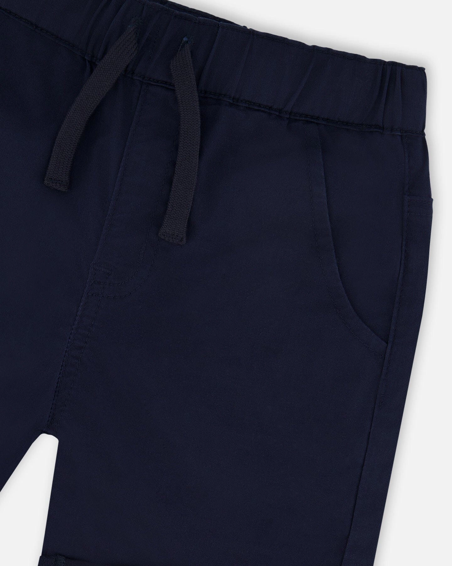 Deux par Boys Stretch Twill Drawstring Shorts