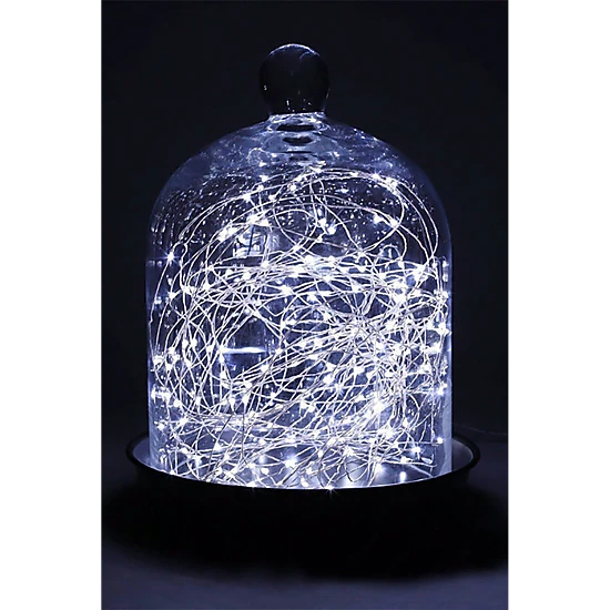 Perfect Holiday Silver Copper Fairy Lights with Timer, Christmas Lights ...