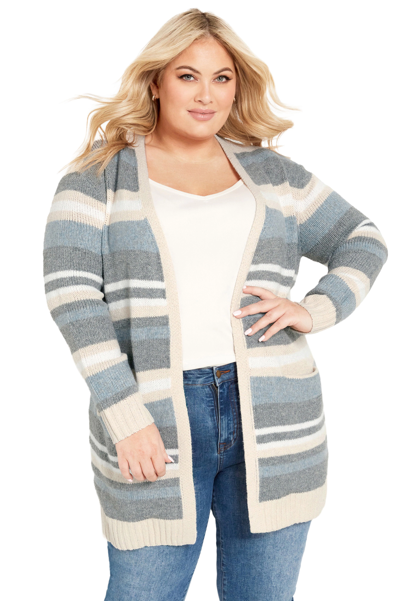 Avenue Women's Plus Simone Cardigan
