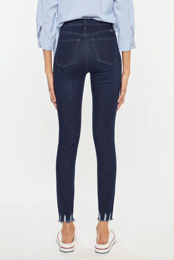KanCan Women's Essentials High Rise Ankle Skinny Jeans Clove