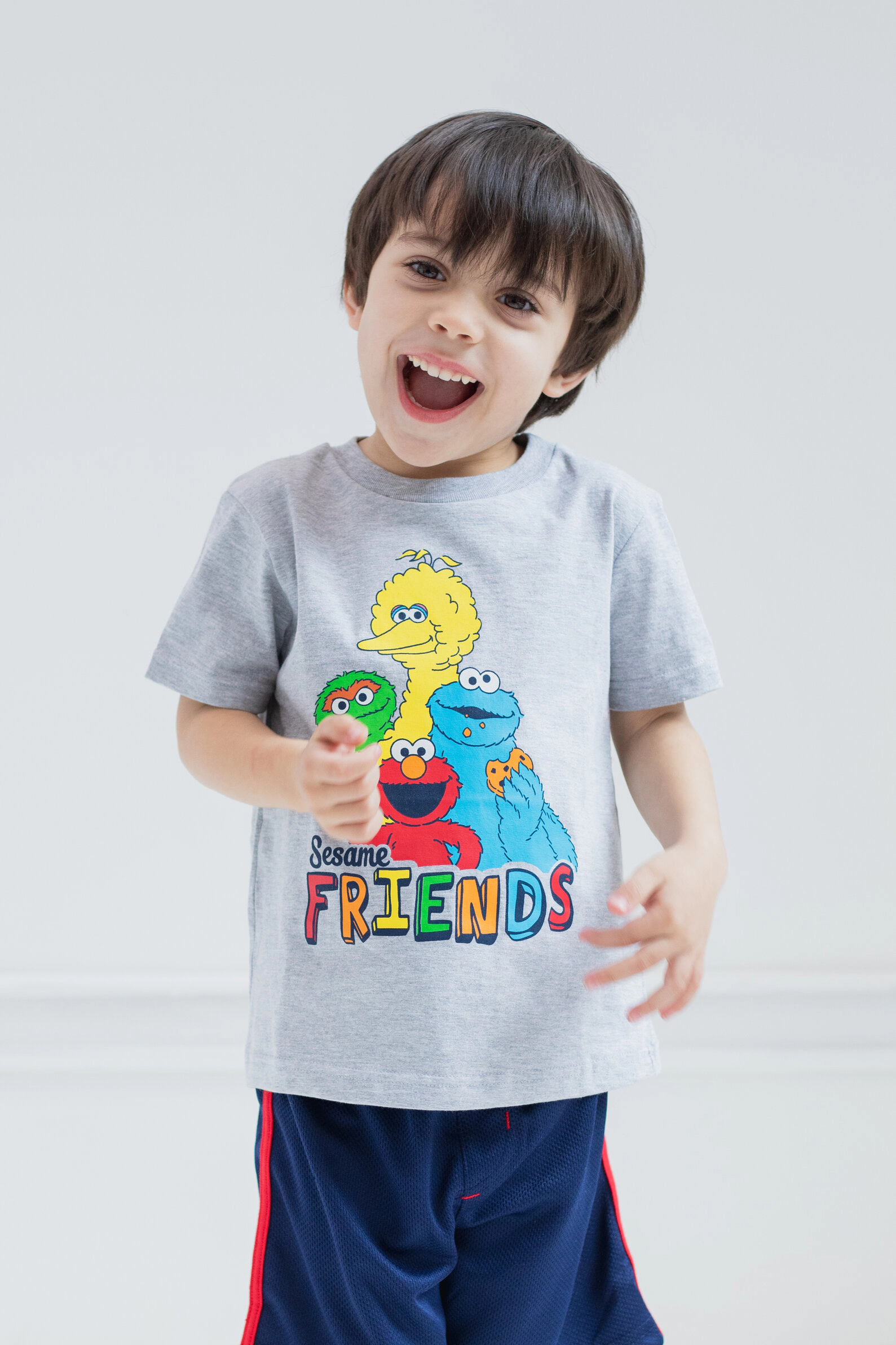 Sesame Street Boys' 2-Pack Short Sleeve Tees