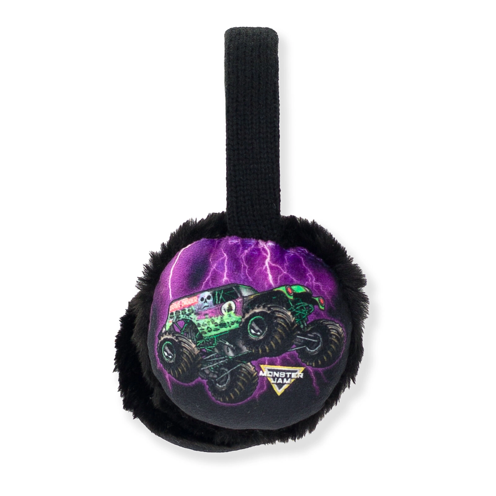Monster Jam Grave Digger Boys' Faux Fur Fleece Earmuffs
