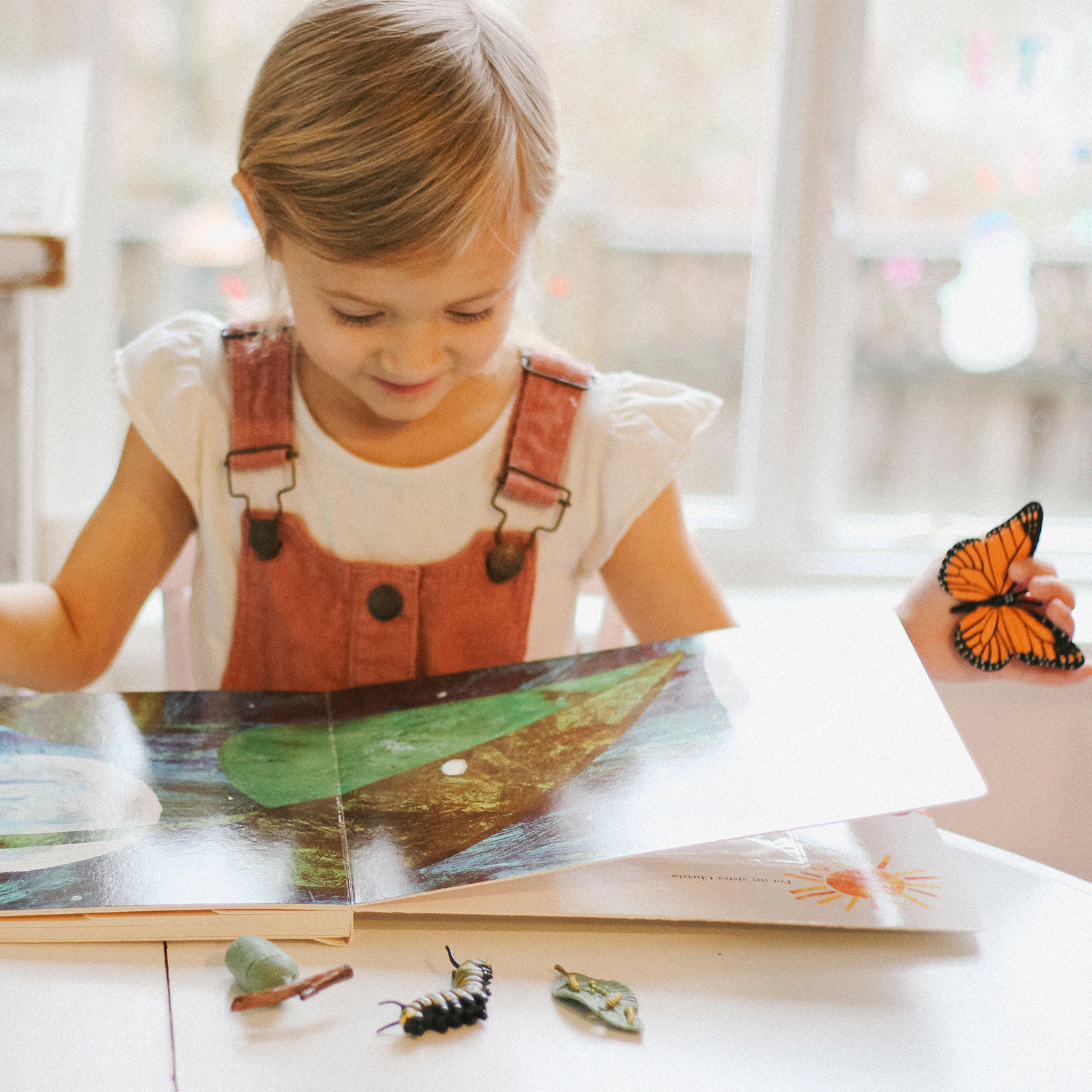 Safari Ltd. - Life Cycle of a Monarch Butterfly- Miniature Lifecycle Collection