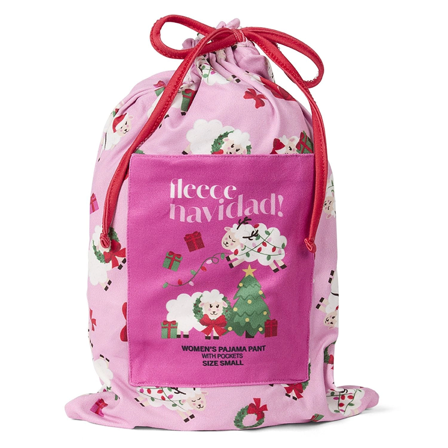 MeMoi Fleece Navidad Women's PJ Pant Bag
