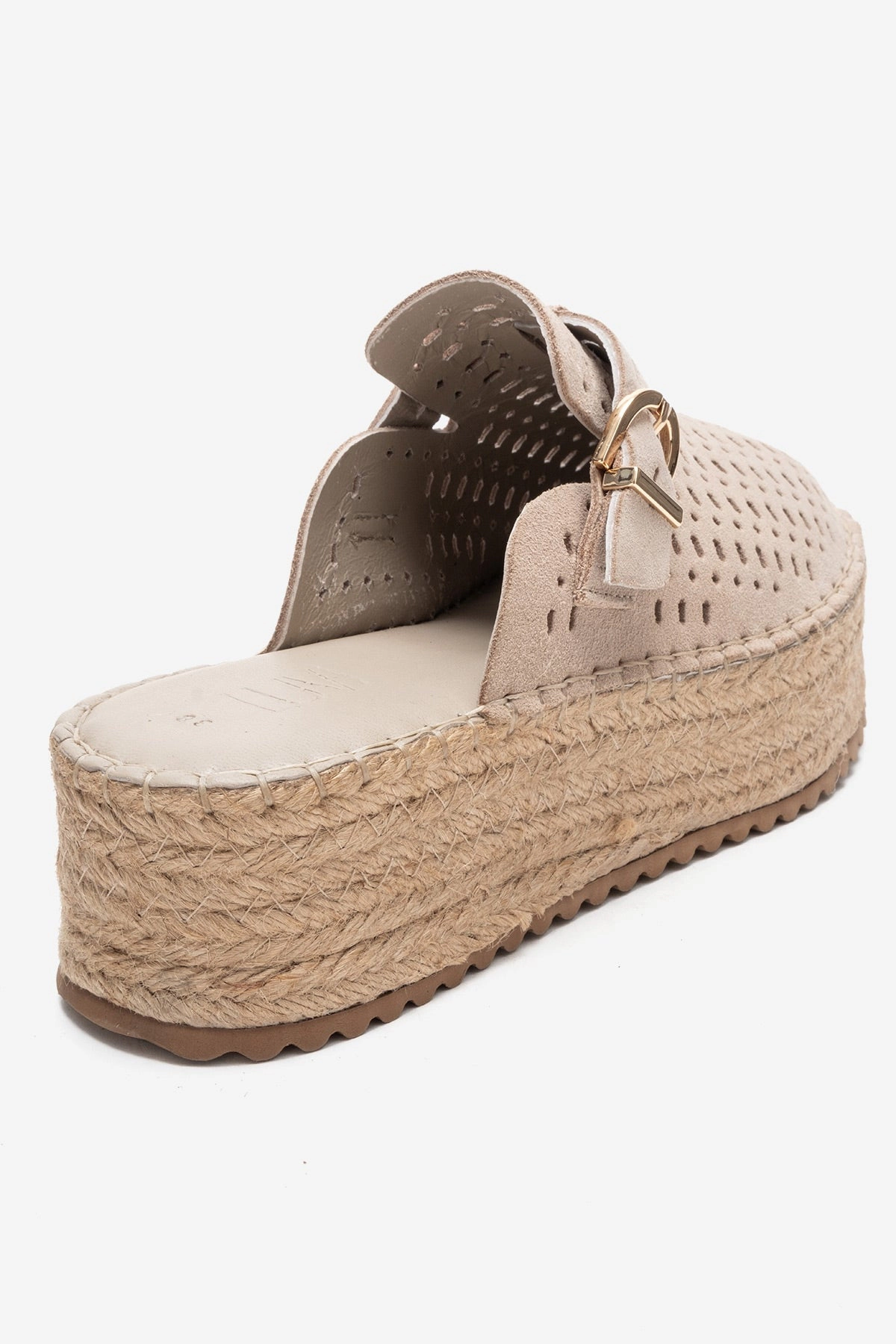 Forever & Always Womens Louis Leather Platform Sandals