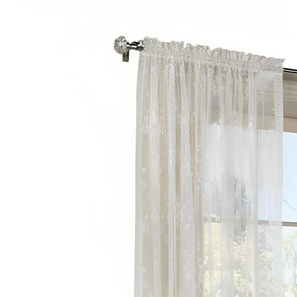 Commonwealth Habitat Mona Lisa Jacquard Lace Tailored Sheer Panel