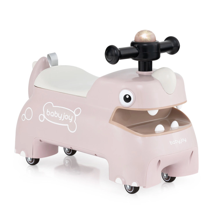 Hivvago Toddler Ride on Toy Walking Sliding Car with Lights and Music