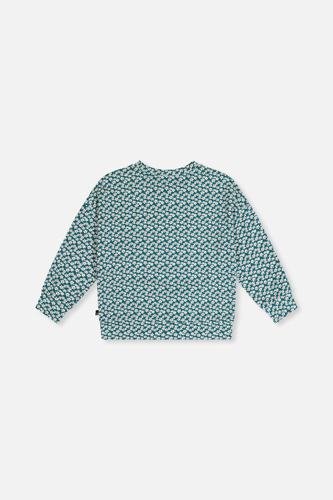 Deux par Girls Floral Print & Daisy Embroidered Jersey Long Sleeve T-Shirt