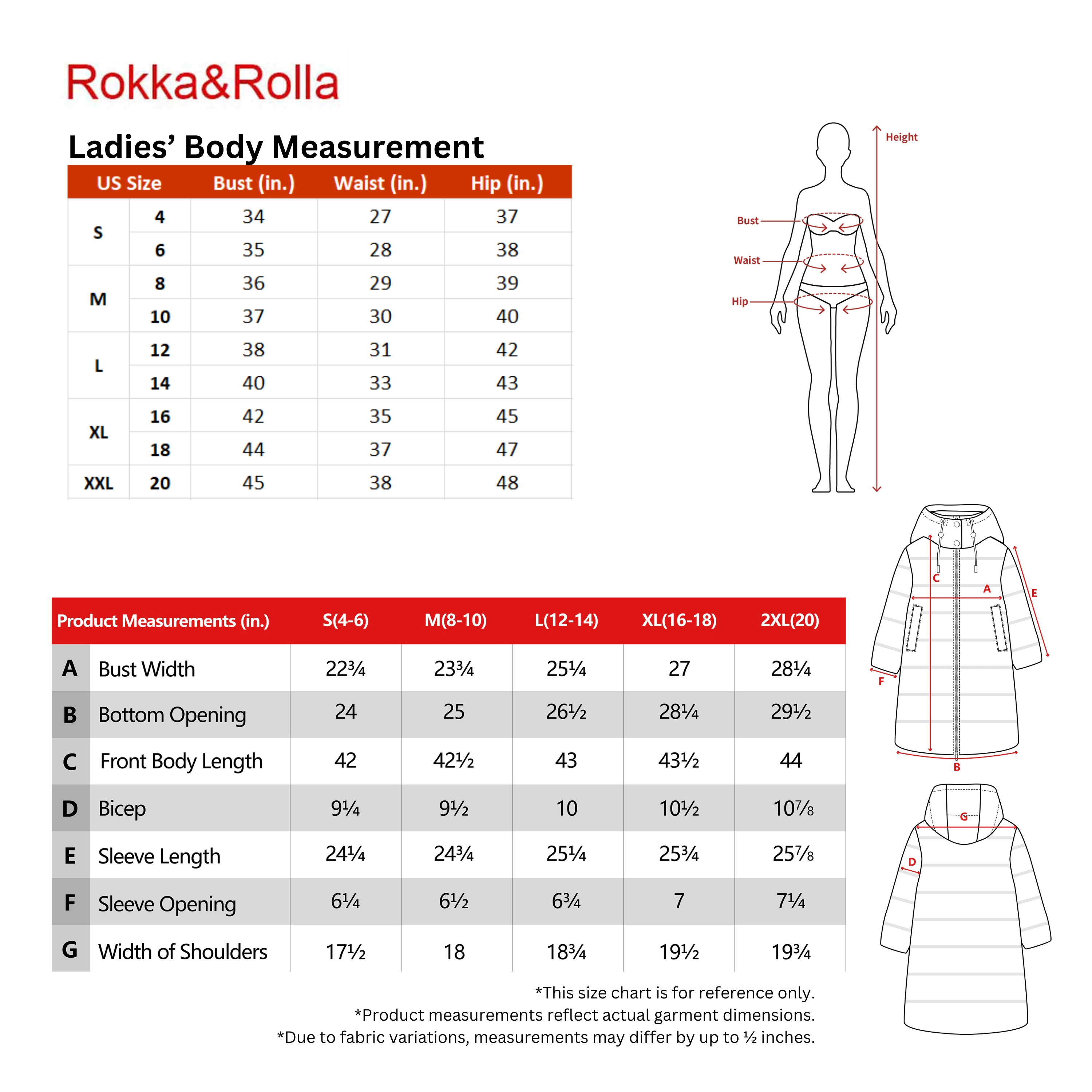 Rokka&Rolla Womens Knee-Length Puffer Coat