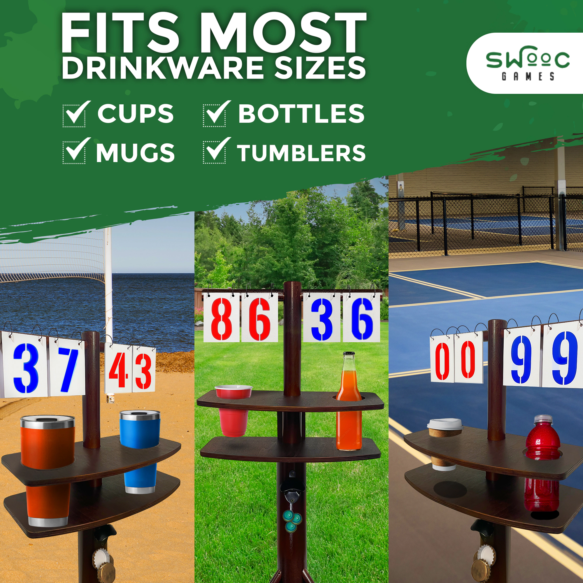 Swooc Games | Cornhole Score Keeper and Other Yard Games