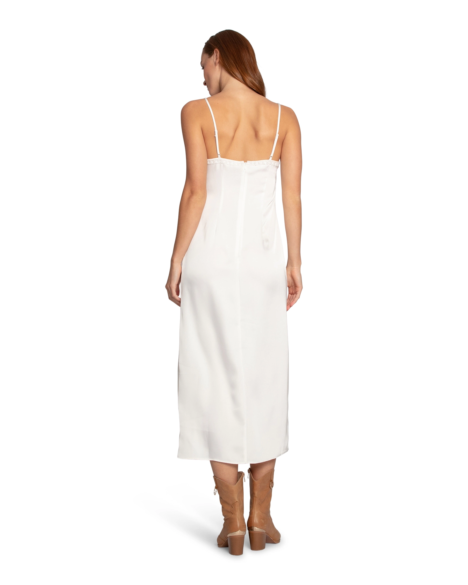 Belle & Bloom Womens Smoke and Mirror Midi Slip Dress