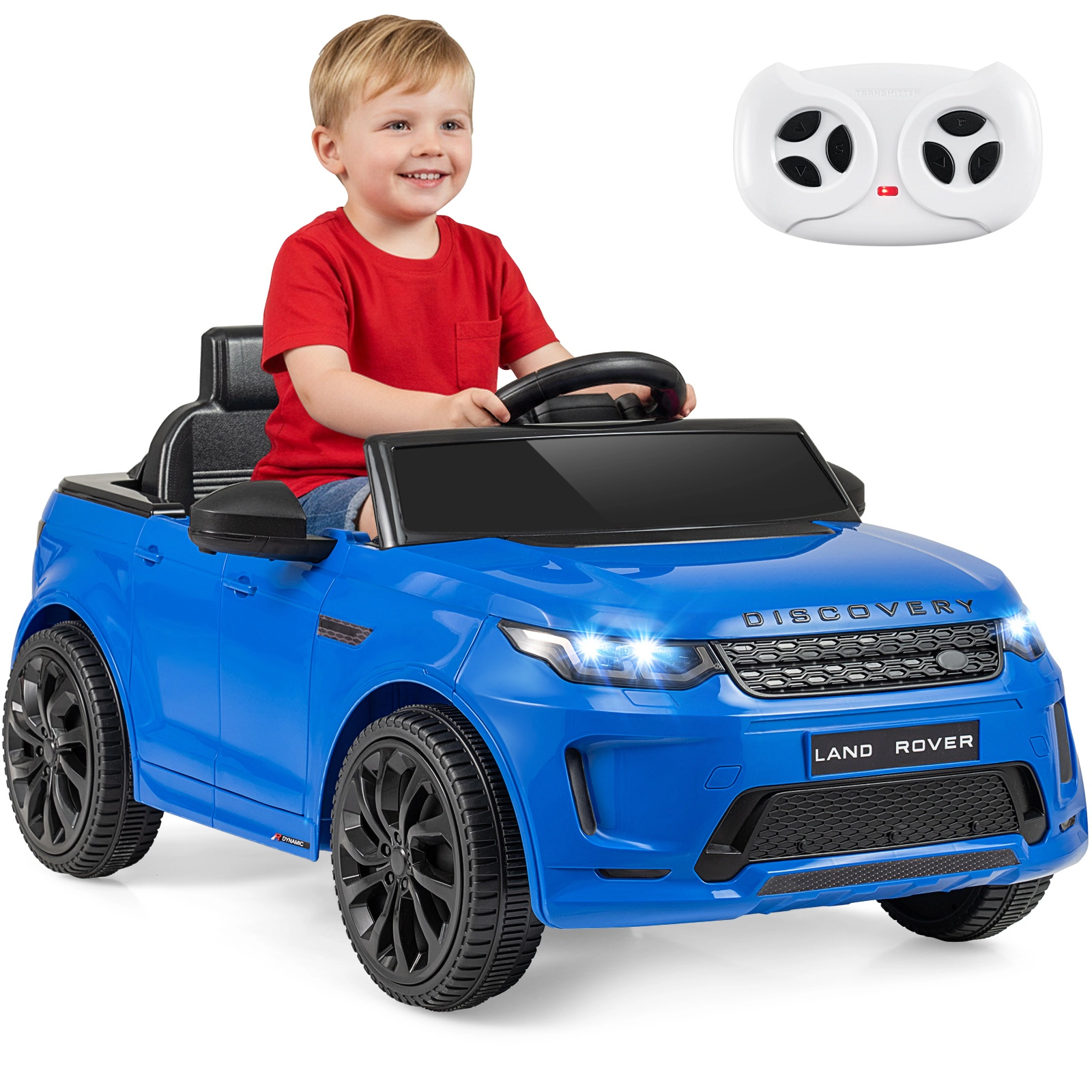 SUGIFT Licensed Land Rover Kids Ride-On Car 12V Battery Powered Kids Electric Car 66-lb Seat Capacity Ages 3+ Navy