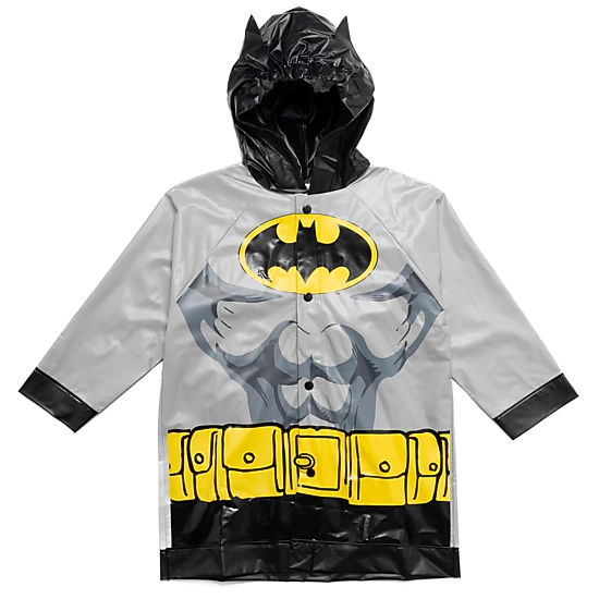 DC Comics Justice League Cosplay 3-Piece Rain Jacket and Umbrella Set