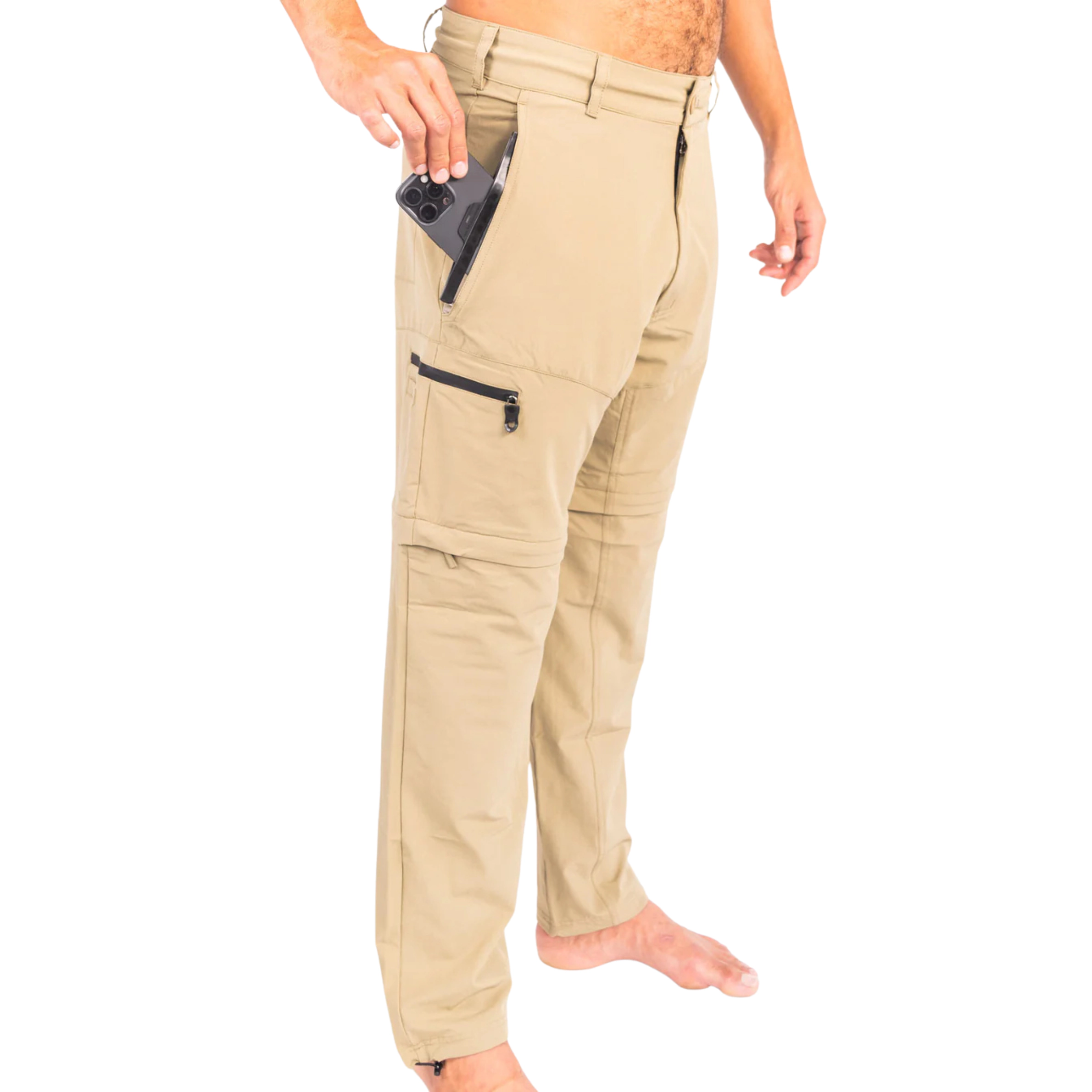Dry Pocket Men's Pants With A Waterproof