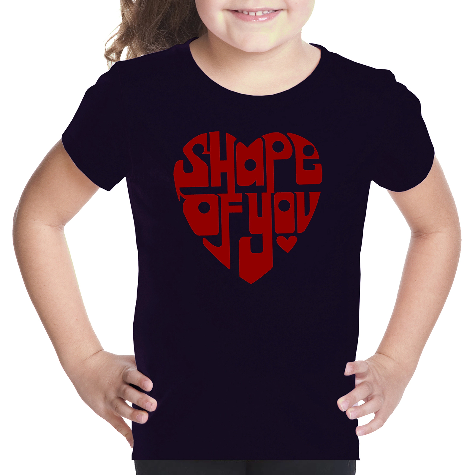 LA Pop Art Girls Word T-Shirt - Shape of You