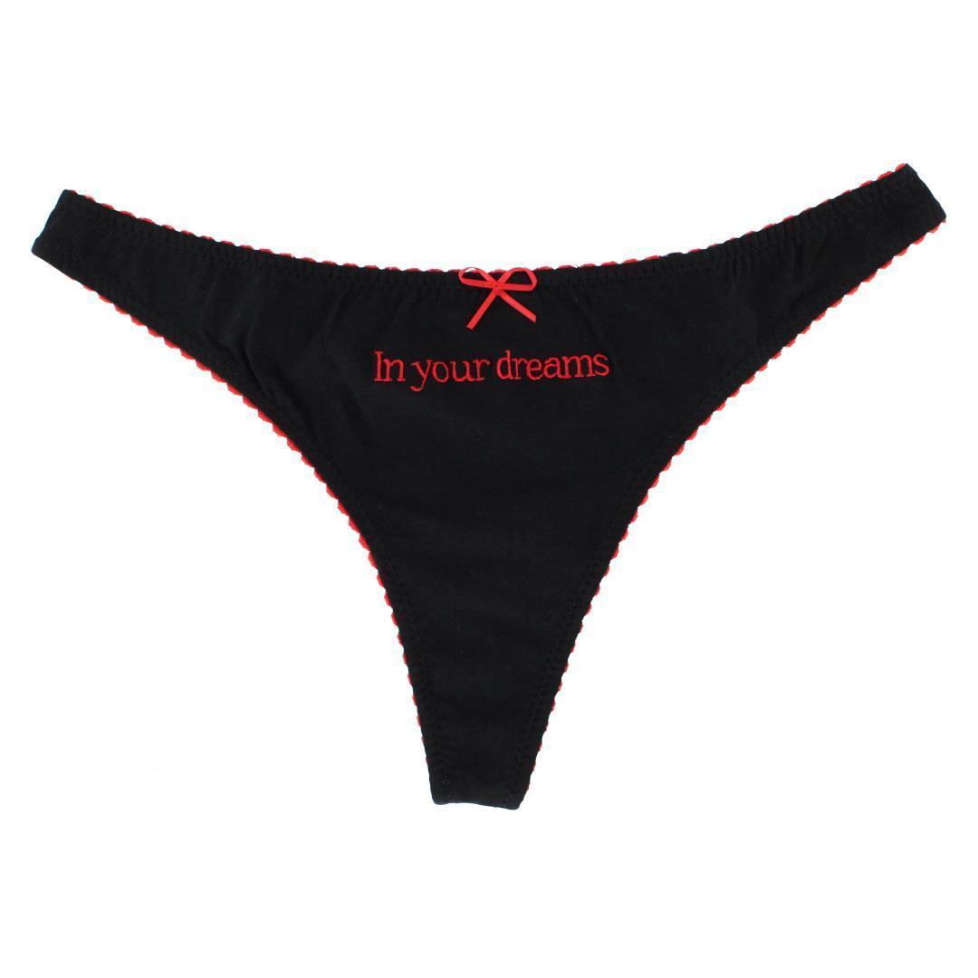 CTM Women's Your Dreams Scallop Trim Panty