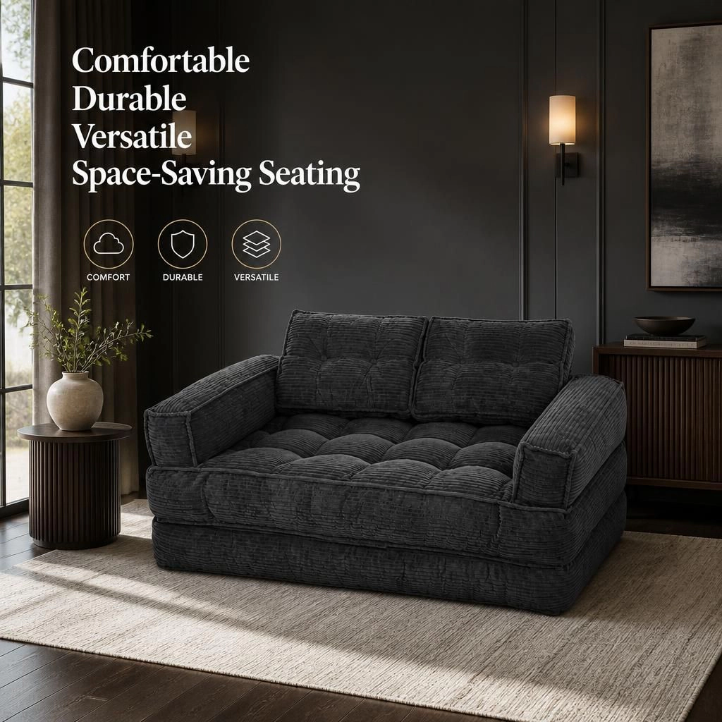 GOODSILO Convertible Foam Folding Guest Sofa Bed