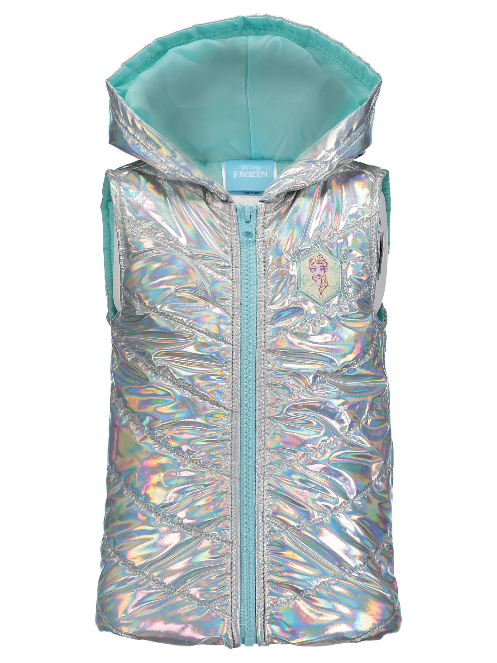 Disney Frozen Queen Elsa Girls' Hooded Vest and Leggings Set
