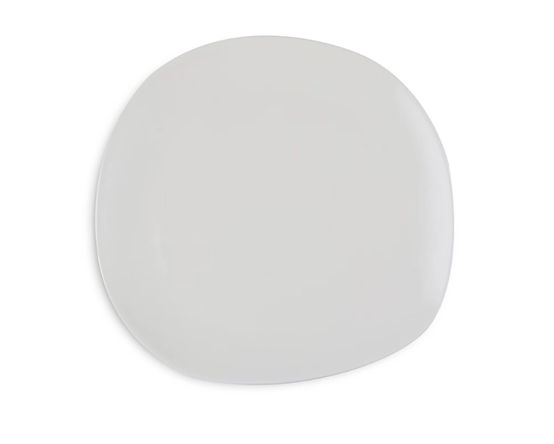 Stone + Lain Delilah Porcelain Collection Dish Set, 6 Dinner Plates Service for 6, Cream