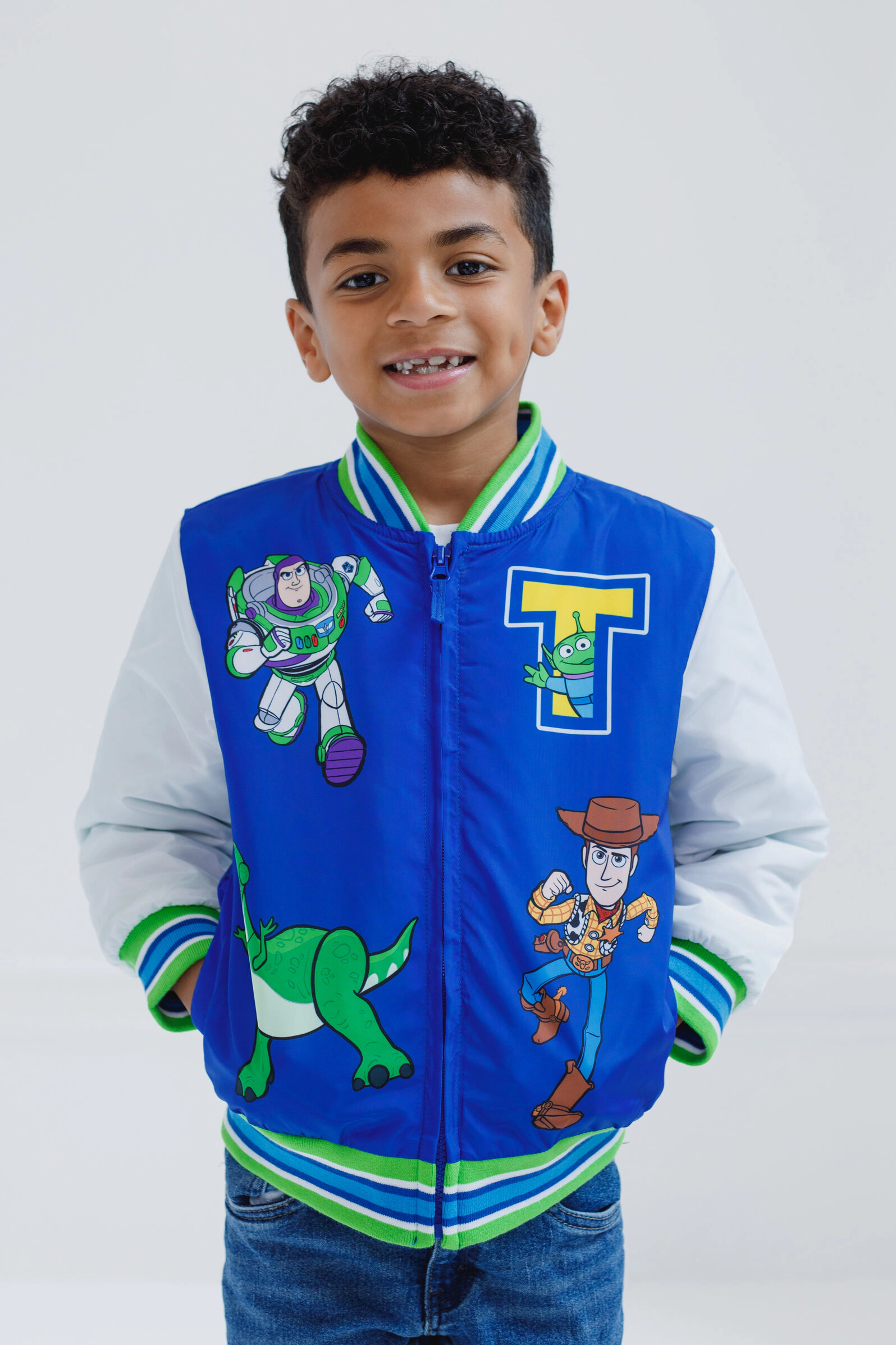 Disney Pixar Zip-Up Bomber Jacket