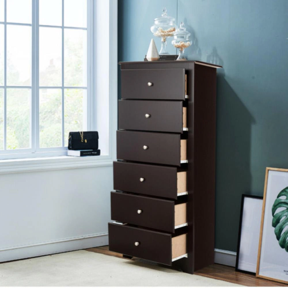 Hivvago Modern Bedroom Dresser with 6 Drawer Compartments