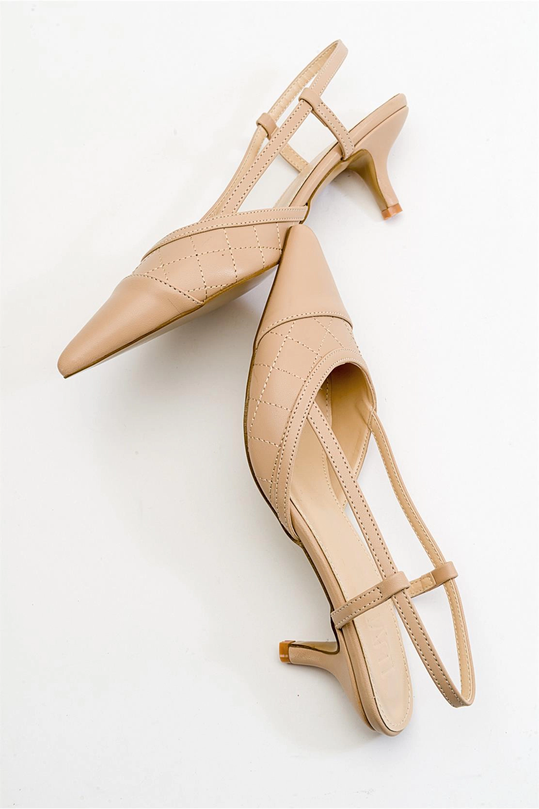 Prologue Shoes Womens Point Pointed Toe Slingback Pump