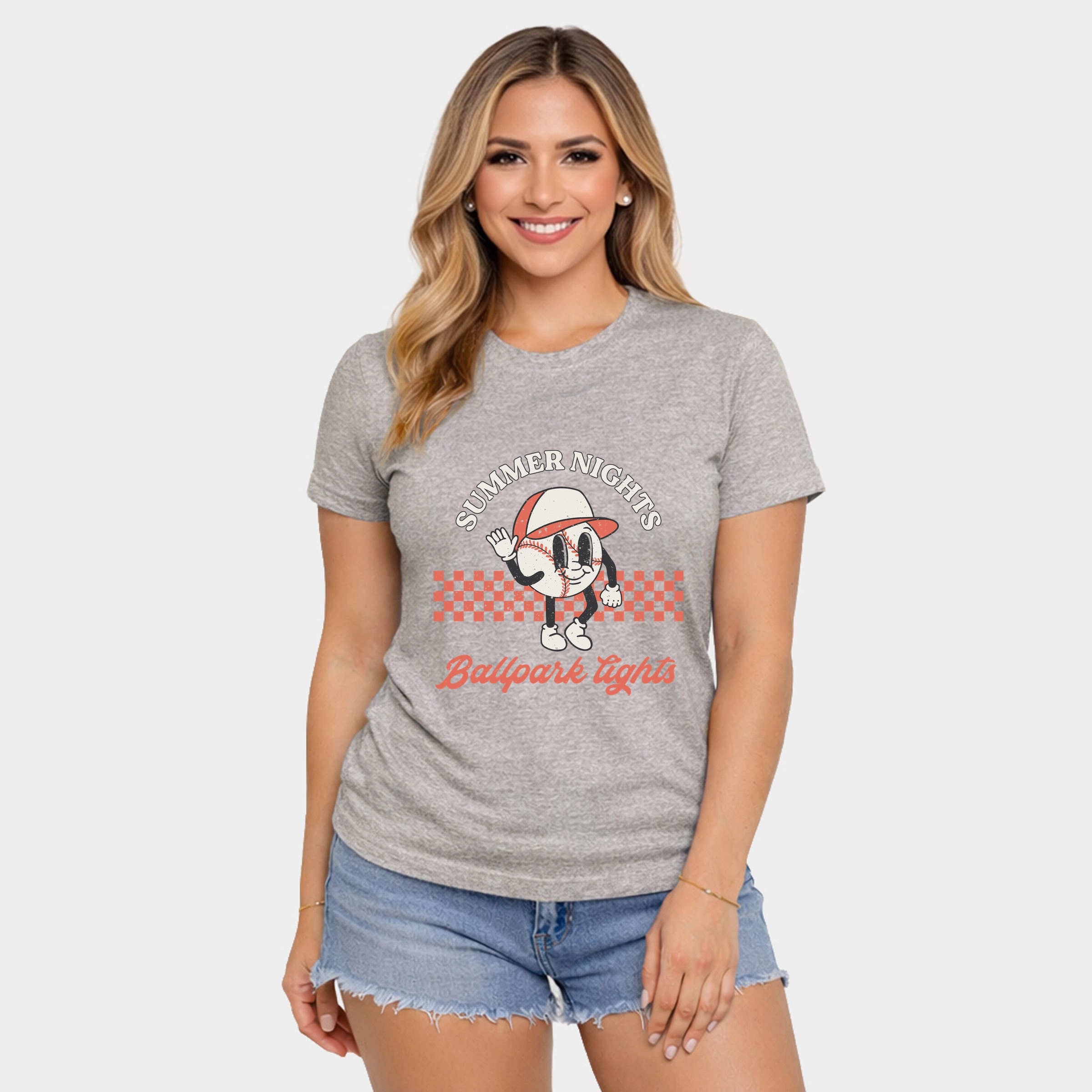 Simply Sage Market - Retro Summer Nights Women's Short Sleeve Graphic T-Shirt