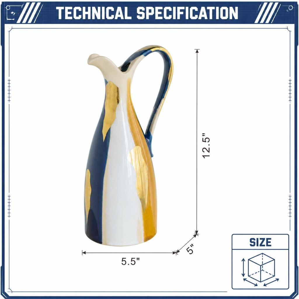 Toemoa Ceramic Decorative Vase