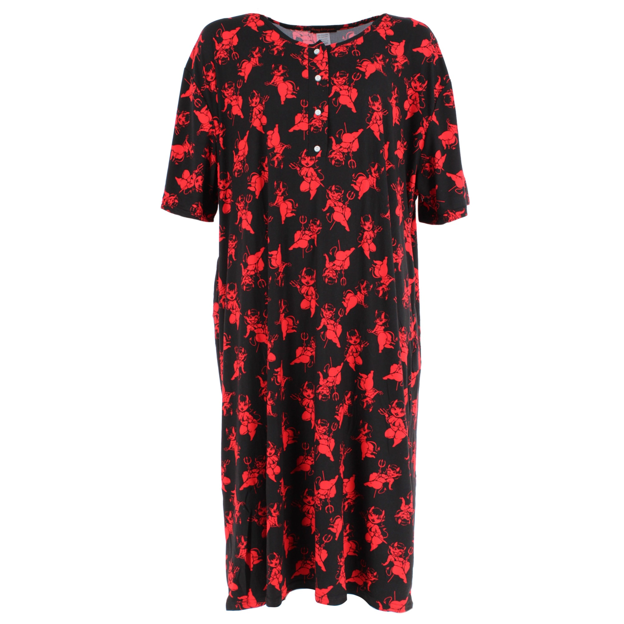 CTM Women's Devil Oversized Night Shirt by Grumpy & Gorgeous