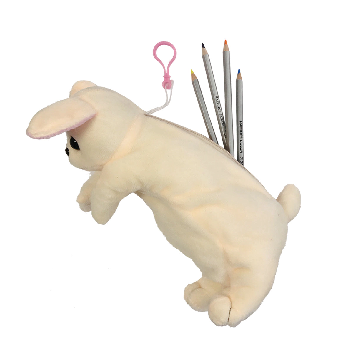Wrapables Plush Dog Shaped Pencil Pouch