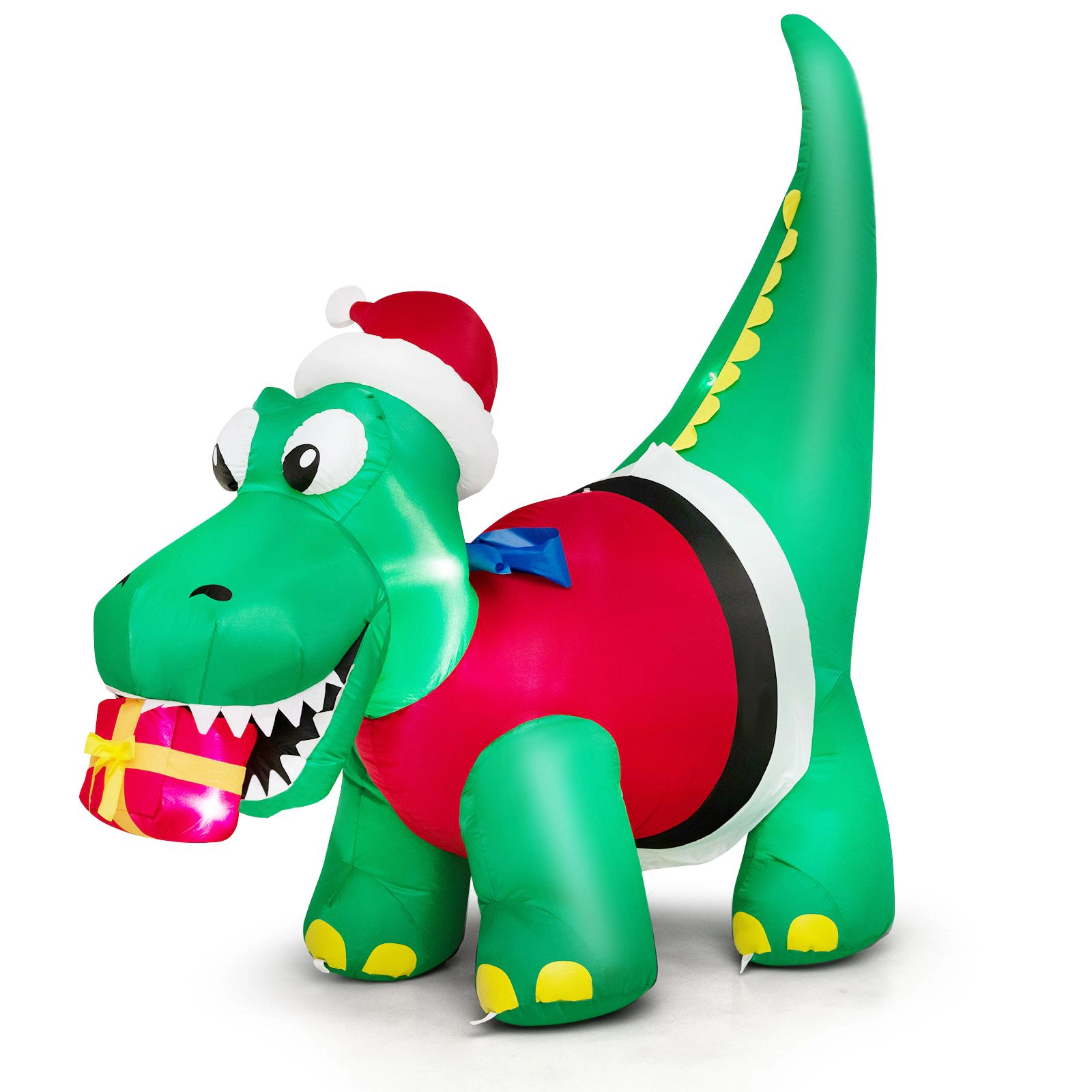 SlickBlue Unisex Inflatable Christmas Dinosaur Yard Decoration