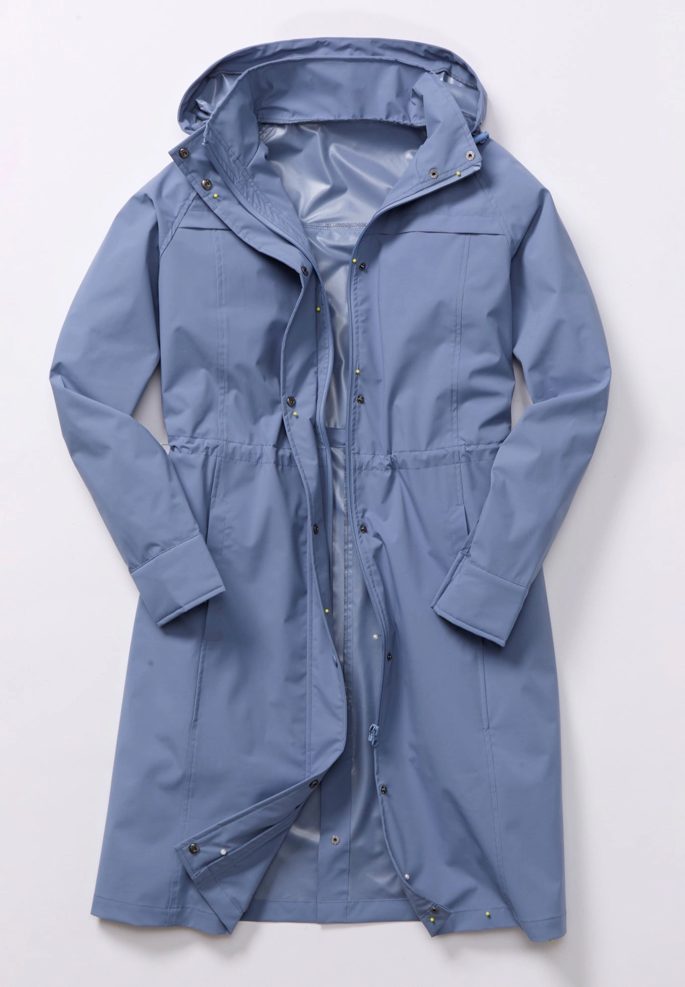 Woman Within Plus Self-Packable Hooded Raincoat