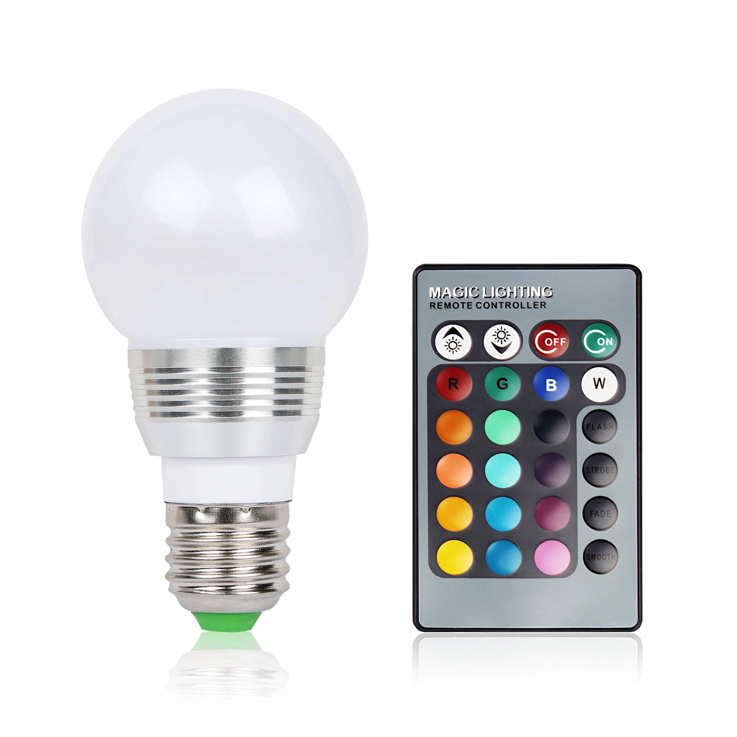 GBruno 16-Color LED Bulb With Remote Control