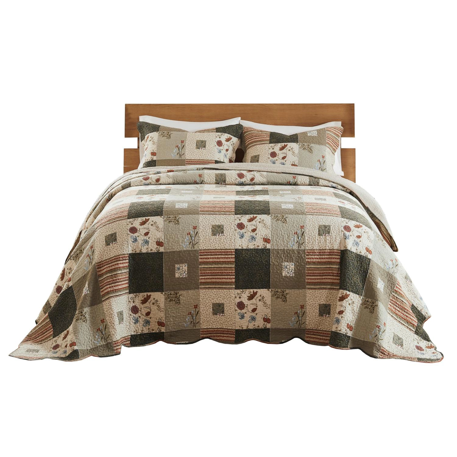 Greenland Home Fashions Sedona High Quality 3 Piece Bedspread Set