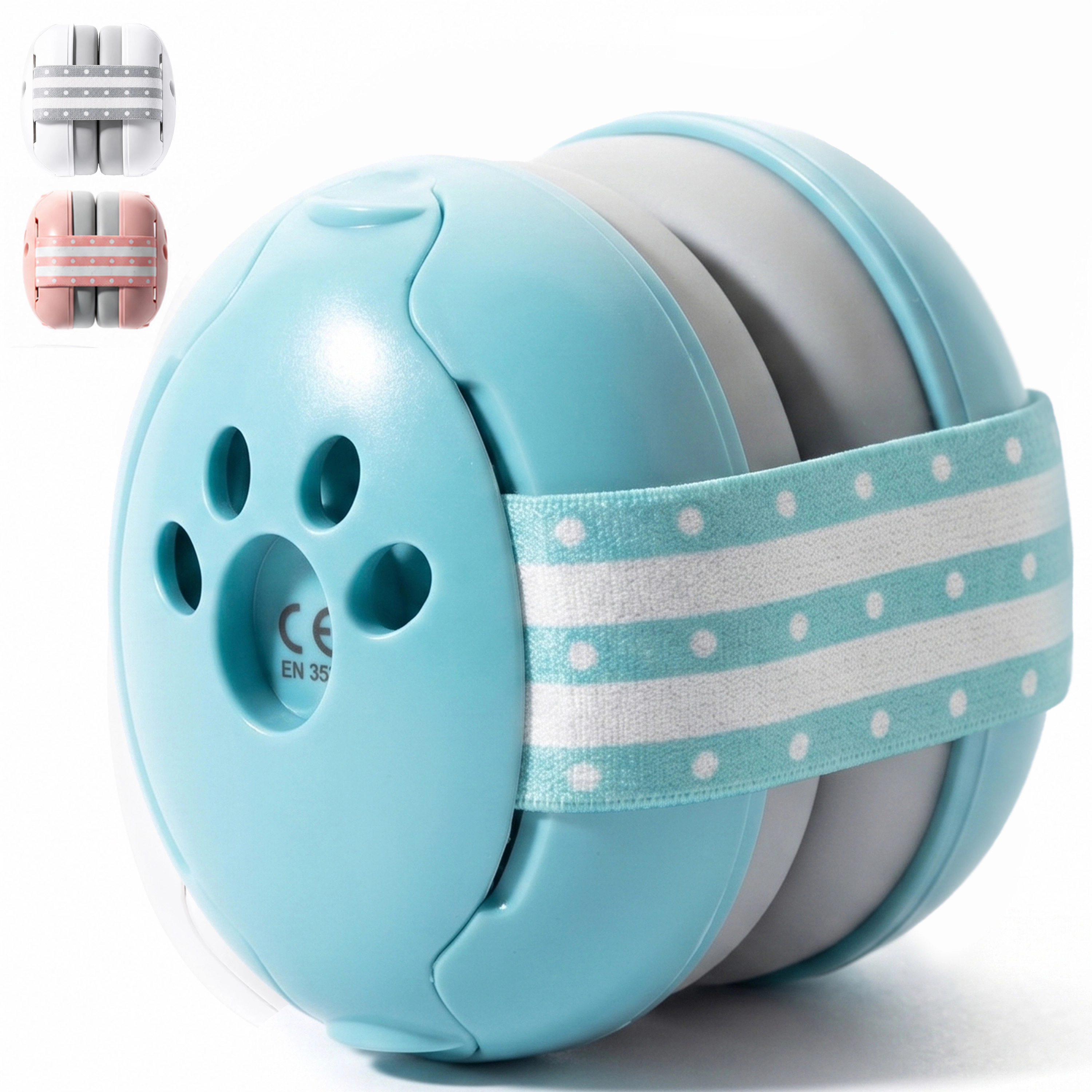 Sperric Baby Earmuffs - Noise Cancelling, Ultra‑Soft Lightweight Baby Ear Protection with Non‑Slip Headband & Travel Bag