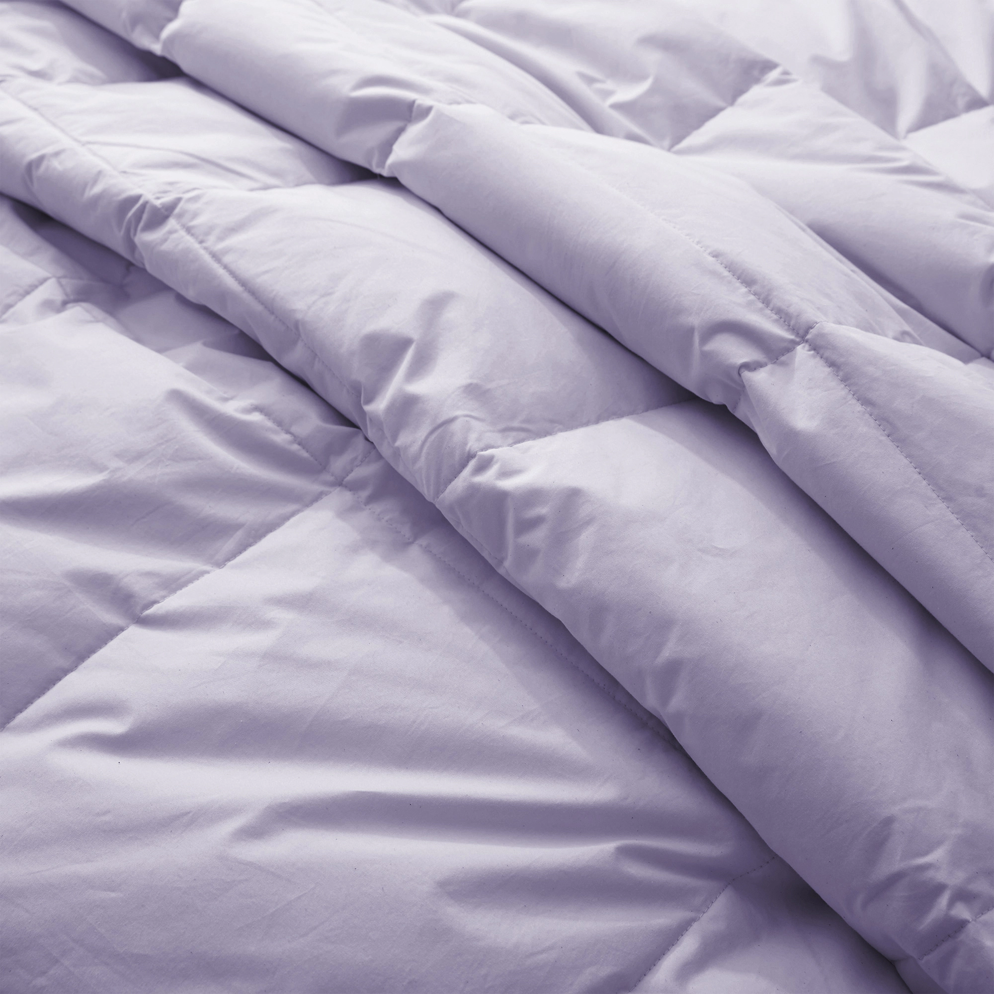 Unikome 300 TC Lightweight 100% Organic Cotton Goose Down Feather Fiber Comforter