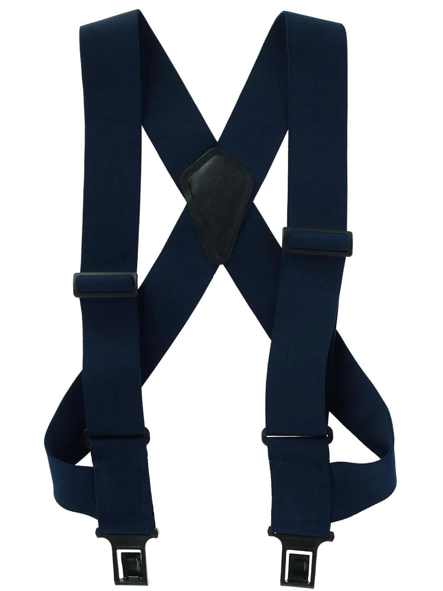 Perry Suspenders Men's Big & Tall Elastic Side Clip Trucker Suspenders