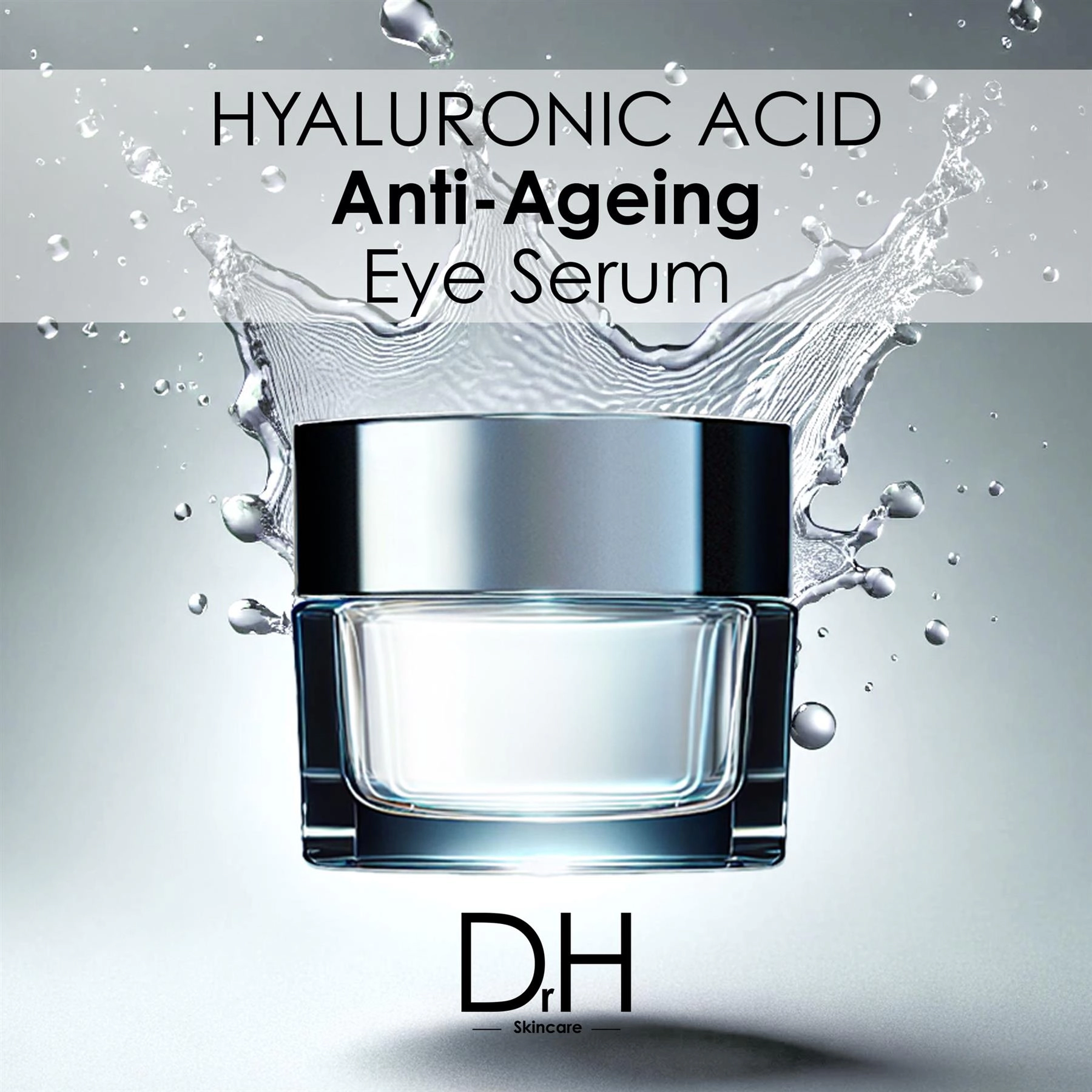Dr H Hyaluronic Acid Eye Serum 15ml - Hydrates, Smooths Fine Lines & Brightens Dark Circles
