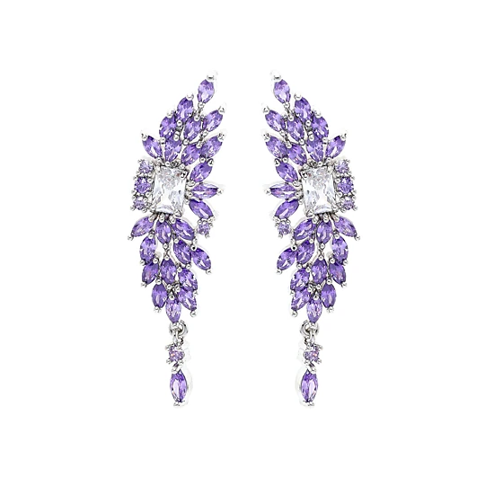 AGP PARIS Womens Dazzling Dainty Drop Earrings