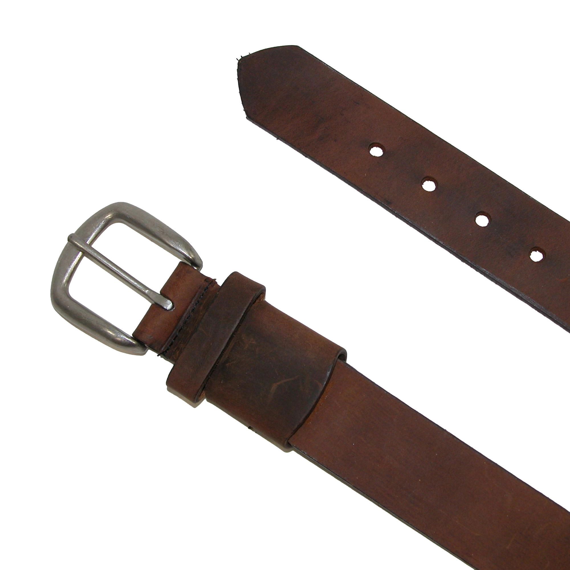 Boston Leather Men's Big & Tall Aged Bark Hidden Stretch Belt